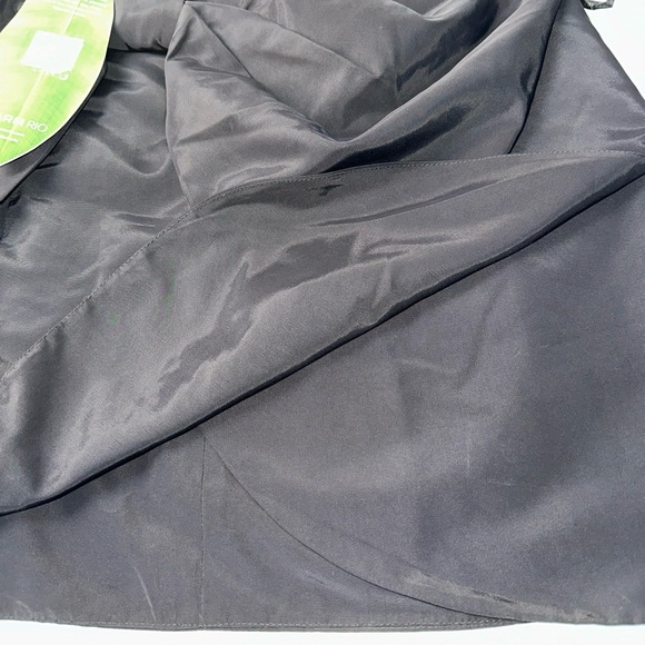 FARM RIO Tafeta Mini Skirt Size XS Black NWT Bow Cocktail Mini Holiday CLASSY - Picture 7 of 9
